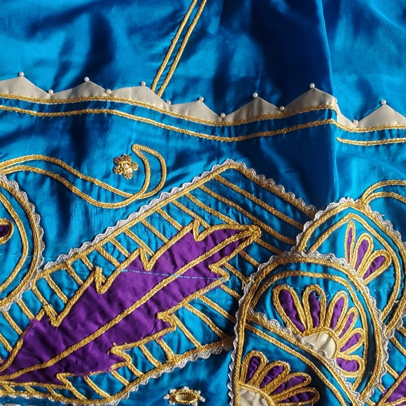 Chaniya choli/Lehenga/ Bandhoni Sari! Saree with ready-made blouse! - Picture 12 of 17